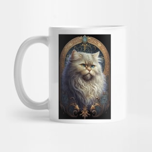 Persian Cat - Art Nouveau Style Mug